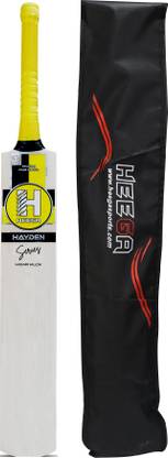 Heega Hayden Series Maximal Profile Kashmir Willow Cricket  Bat For 15+ Yrs