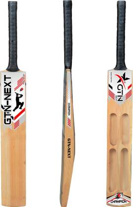 GTN Next Scoop Cricket Bat Tennis Bat For Junior Player Use Soft Tennis Ball Poplar Willow Cricket  Bat For 11 - 13 Yrs