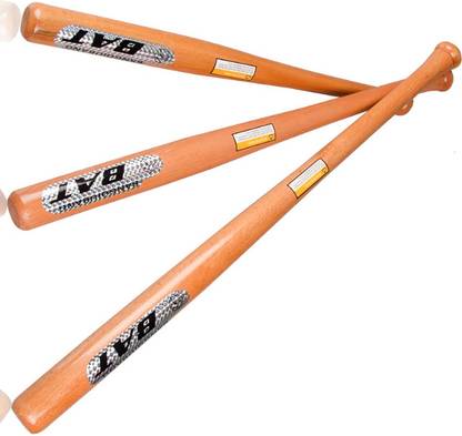 Seven Star Sports 7@ star (Heavy Duty)Natural Wood Baseball Bat unisex baseball {latest-brown..} Willow Baseball  Bat For 15+ Yrs