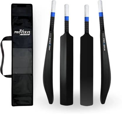 proverve Cricket Tennis Bat Combo with Premium Grip & Tetron Bat Cover, Full Size Turf PVC/Plastic Cricket  Bat For 15+ Yrs