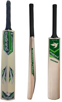 RioGrand Pokemon wooden Cricket bat size- 04 for 8 to 10 years age Children Poplar Willow Cricket  Bat For 9 - 11 Yrs