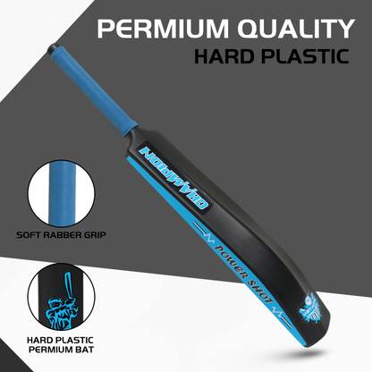 VISTALIYA CRICKET BAT BLUE PVC/Plastic Cricket  Bat For 15+ Yrs