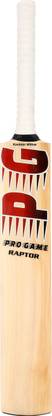 Pro Game New Rapator Leather Bat Full Press Single Blade (36-40 mm) Full Kane Handle Kashmir Willow Cricket Bat For 15+ Yrs