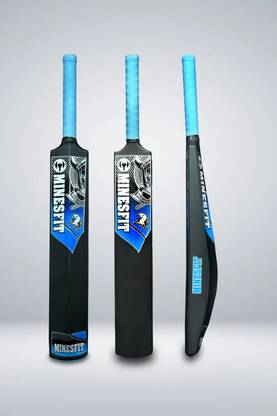 MINESFIT Hard PVC/ Fiber Alloy PVC/Plastic Cricket  Bat For 15+ Yrs