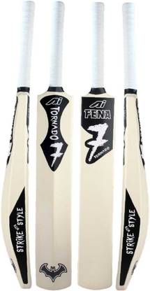 Fena Tornado White Cricket Hard Plastic Full Size PVC/Plastic Cricket Bat PVC/Plastic Cricket  Bat For 12 - 14 Yrs