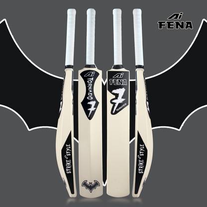 Fena Torando White Cricket Hard Plastic Full Size PVC/Plastic Cricket Bat PVC/Plastic Cricket  Bat For 15+ Yrs