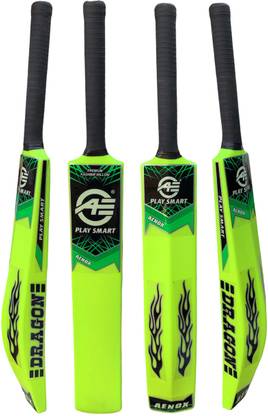 Aenox DRAGON Hard Plastic Jumbo Alloy Fiber PVC Black Cricket BAT for tennis PVC PVC/Plastic Cricket  Bat For 15+ Yrs