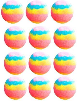 Aaranyam Rainbow -Strawberry Bath Bomb-Fizzy Aromatic Bath Bomb for kids
