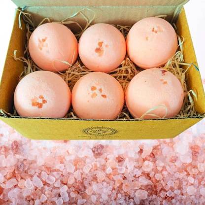 Aaranyam Detoxifying Himalayan Pink salt Fizzy Aromatic Bath Bomb