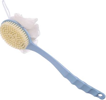 GUBB 2 in 1 Bath & Body Exfoliation Brush, Soft Bristles, Loofah with Handle