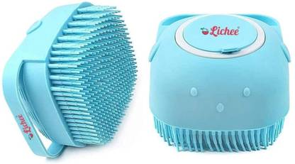 pawan_co Silicone Body Brush Exfoliating Body Scrubber 2-in-1 Silicone Bath Shower