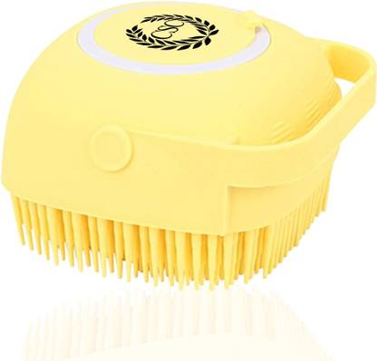 Jai Ingredients Silicon Bath Brush, Bath Scrubber With Soap Dispenser