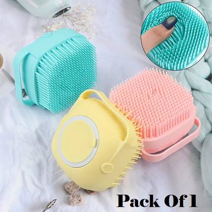FlyTouch 1 -Silicone Bath Brush Shower Massage Scrubber Body Skin Exfoliating Scrubbing