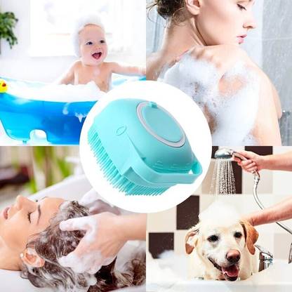 EASYTRICKS PACK OF 2 Silicone Bath Brush/Belt KBB2.177