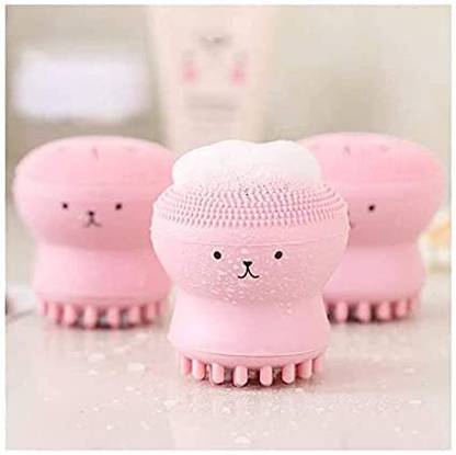 umis creation Octopus Design Silicone Facial Cleansing Brush Face Massage Beauty Tool