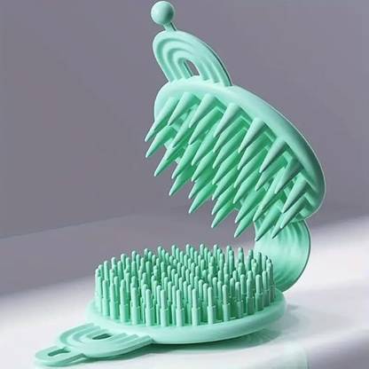 Ultrazon 2 in 1 double sided shampoo brush silicone soft bristles brush