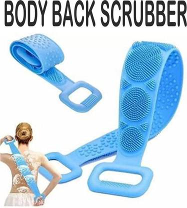 Pick And Nick Toys Silicone Back Scrubber for Shower,Bath Body Brush Double Sided Body Washer YUS28