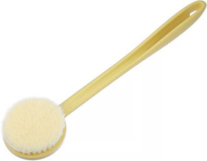 draval Soft Silicone Back Scrubber Shower Bath Body Brush with Long Handle, BPA-Free