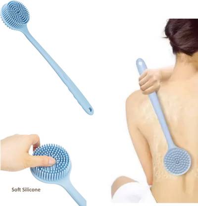 Gabani fashion Shower Body Brush Silicone Long Handle Massage Back Body Brush 100% BPA-Free