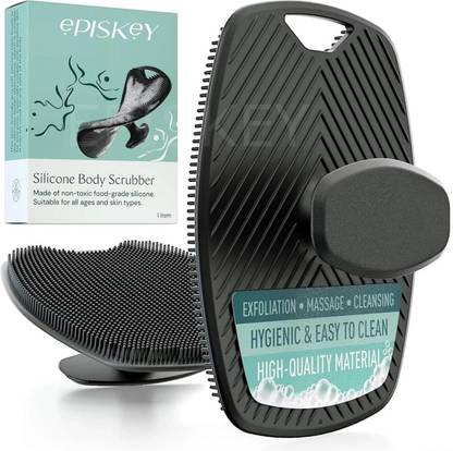 Episkey Silicone Body Scrubber for Nourishing & Cleaning Skin | Body Exfoliator