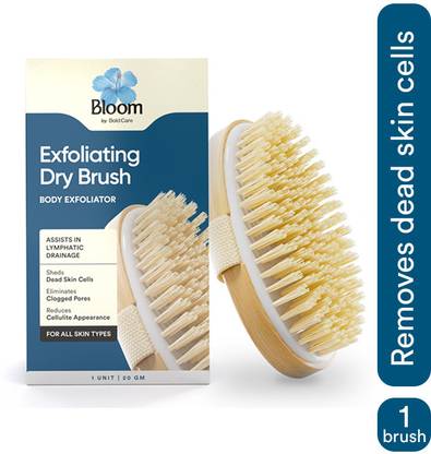 Bloom Exfoliating Oval Dry Bath Brush (1 unit) | For Lymphatic Drainage