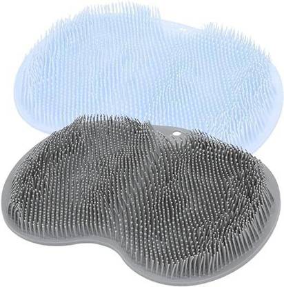 ZOVISU Foot Scrubber for Use in Shower Mat with Non-Slip Suction Cups - Cleans