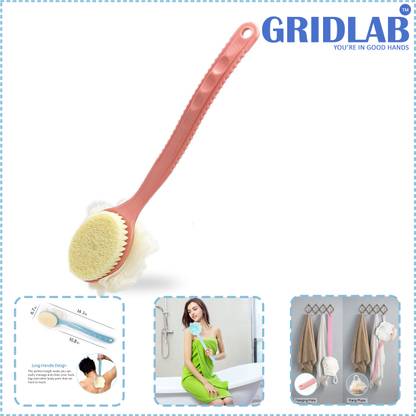 Gridlab Primium Shower Brush Bath And Back Body Scrubber Massger Brush