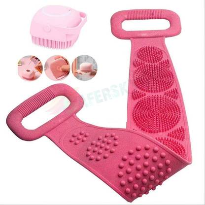 ROM Combo of Body Scrubber And Bath Brush 528