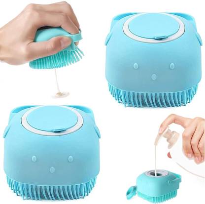 HUDA CRUSH Silicone Body Brush-Bathing Brush for Skin Deep Cleaning Massage,for Men & Women