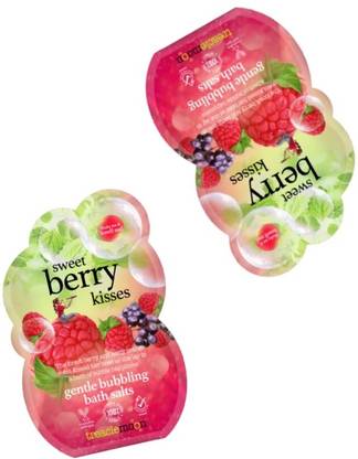 treaclemoon Sweet Berry Kisses Gentle Bubbling Bath Salts Each 80g Pack of 2