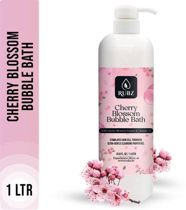 Rubz Cherry Blossom Bubble Bath | With Goodness of Cherry Blossom Extract