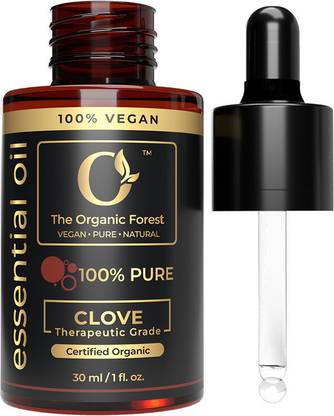 The Organic Forest 100% Plant Based� Clove Oil for Skin, Care, Aromatherapy and Wellness