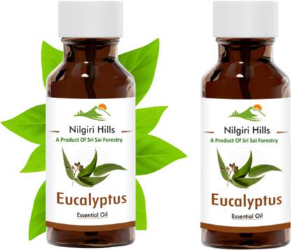 NilgiriHills Eucalyptus Oil -180ML,NilgirI Oil for Cold, Cough, Natural Sanitizer, Diffuser