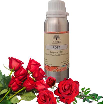 IndiMyst Rose Aroma Oil for AromaTherapy, Reed Diffuser, Potpourri & Electric Diffuser