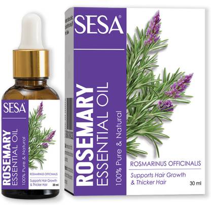 SESA 100% Pure Rosemary Essential Oil For Hair Growth & Nourishment, Face and Skin
