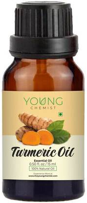 Young Chemist 100% Pure, Natural, Undiluted and Steam Distilled Turmeric Essential Oil | 15 ml