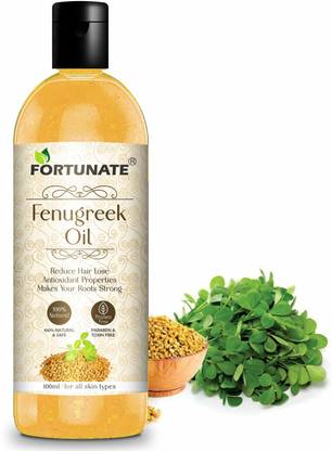 FORTUNATE Fenugreek Hair Oil for Reduce Hair Fall & Stronger Roots