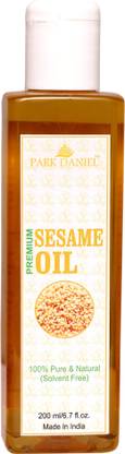 PARK DANIEL Virgin Sesame Oil- Pure and Natural (200 ml)