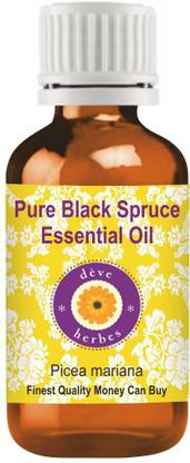 deve herbes Pure Black Spruce Essential Oil (Picea Mariana) 100% Natural Steam Distilled