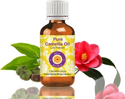 deve herbes Pure Camellia Oil (Camelliakissi) -100% Natural Therapeutic Grade ColdPressed