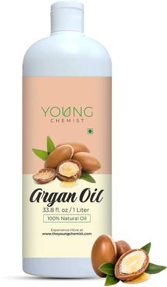 Young Chemist 100% Pure, Natural & Cold Pressed Argan Oil | 1 Litre