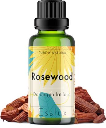Esslux Rosewood Essential Oil - 100% Pure & Therapeutic Grade - Use in Diffuser or Skin