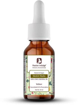Passion Indulge Vetiver Essential Oil Stretch Marks, Wrinkles and Hormonal Balancing - 5ml