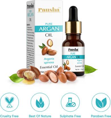 RAUSHA Pure Argan Oil | Best for Acne prone Skin, Anti-Aging & Stretch Mark Reduction