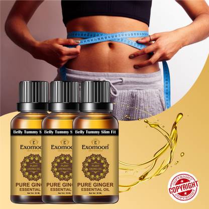 EXOMOON Weight Loss Slimming Oil Ginger Oil Weight Loss Slim Pure Essential Ginger Oil