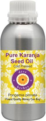 deve herbes Pure Karanja Seed Oil (Pongamia pinnata) 100% Natural Therapeutic -Grade Cold Pressed