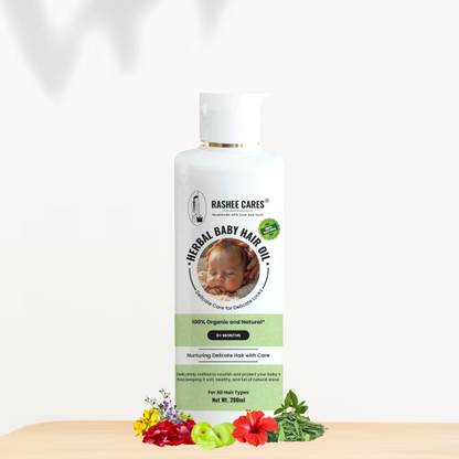 Rashee Cares Herbal Hair Oil For Baby