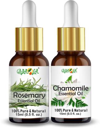 BROER Rosemary & Chamomile Essential Oil - 100% Pure, Natural, Refreshing & Undiluted