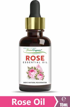 Sista Organic Rose Essential Oil | For Face Skin & Hair Care | Therapeutic & Aromatherapy