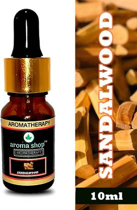 AROMASHOP AROMATHERAPY PURE AND NATURAL SANDALWOOD ESSENTIAL OIL